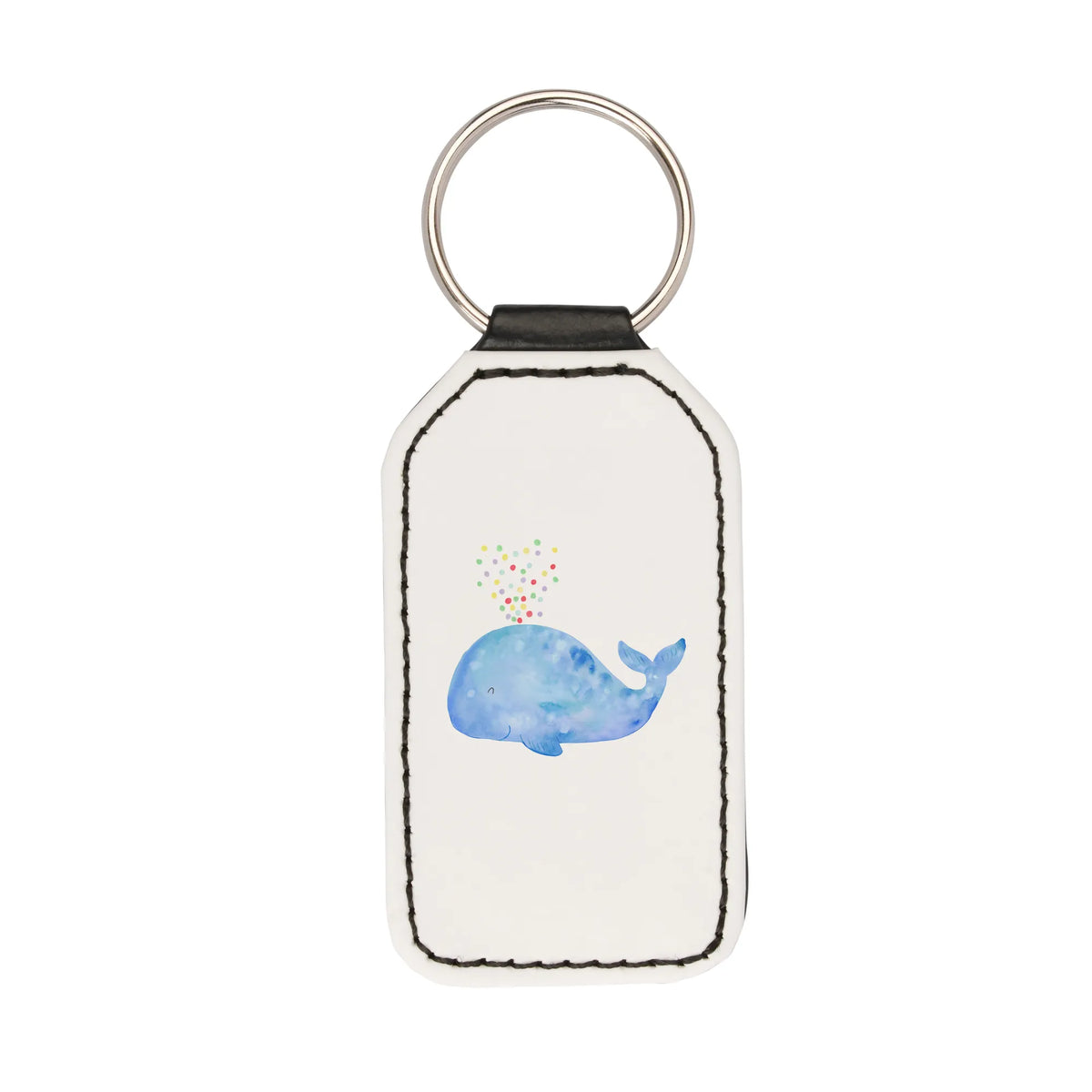 Rectangular key ring whale confetti keychain, lucky charm, pendant, bag pendant, key ring, Seafood, aquatic animals, ocean, sea, fish, shells, corals, reef, whale, narwhal, sea urchin, lobster, platypus, turtle, manatee, crocodile, orca, shrimp, gifts for seafood lovers, water world, underwater animals, underwater world, vacation, deep sea, seafood fans, gift ideas, seafood decoration, seafood posters, confetti, new beginning, period of life, losing weight, whales, diet, motivation, birthday, separation, new start, Whale