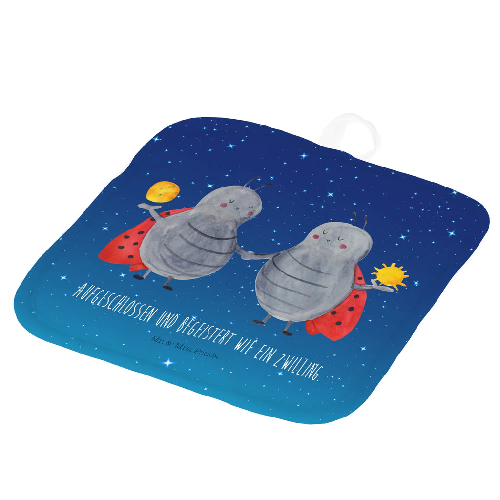 2-elementowy zestaw podkładek pod garnki znak zodiaku Bliźniak Topflappen 2er Set, Topfhandschuhe, Topflappen, Topfuntersetzer, Topflappenset, Topflappen Set, 2er Set Topflappen, topfhalter, Horoskop, Astrologie, Aszendent, Sternzeichen, Tierkreiszeichen, Geschenk Mai, Marienkäfer, Glückskäfer, Geschenk Juni, Geburtstag Mai, Zwillingsschwester, Zwilling Sternzeichen, Zwillinge, Zwillingsbruder, Zwilling Geschenk