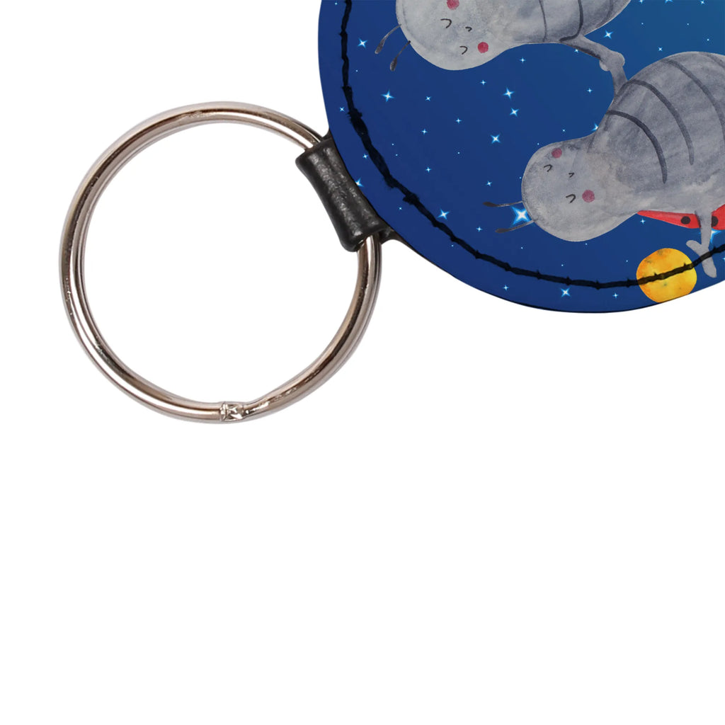 Round key ring Star sign twin Taschenanhänger, Schlüsselaccessoire, schlüsselbund anhänger, mini schlüsselanhänger, Schlüsselanhänger, Sternzeichen, Tierkreiszeichen, Horoskop, Astrologie, Aszendent, Geschenk Mai, Geschenk Juni, Zwillingsschwester, Geburtstag Mai, Zwilling Geschenk, Glückskäfer, Zwillinge, Marienkäfer, Zwilling Sternzeichen, Zwillingsbruder