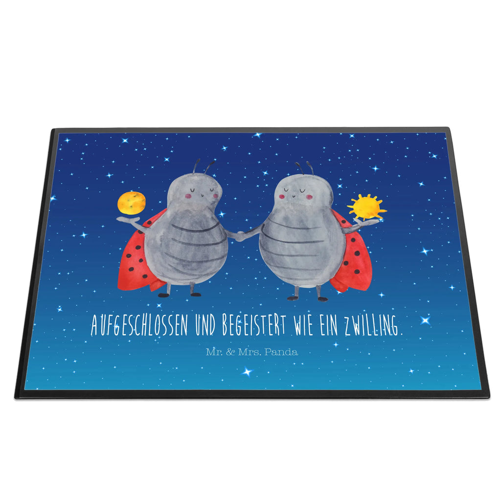 Desk pad Star sign twin Schreibwaren, Schreibtischunterlage Groß, Schreibunterlage, Schreibtischauflage, Schreibtisch Unterlagen, Büroartikel, Bürobedarf, Tierkreiszeichen, Sternzeichen, Horoskop, Astrologie, Aszendent, Geburtstag Mai, Marienkäfer, Zwillingsbruder, Zwilling Geschenk, Glückskäfer, Zwillinge, Zwilling Sternzeichen, Geschenk Juni, Zwillingsschwester, Geschenk Mai