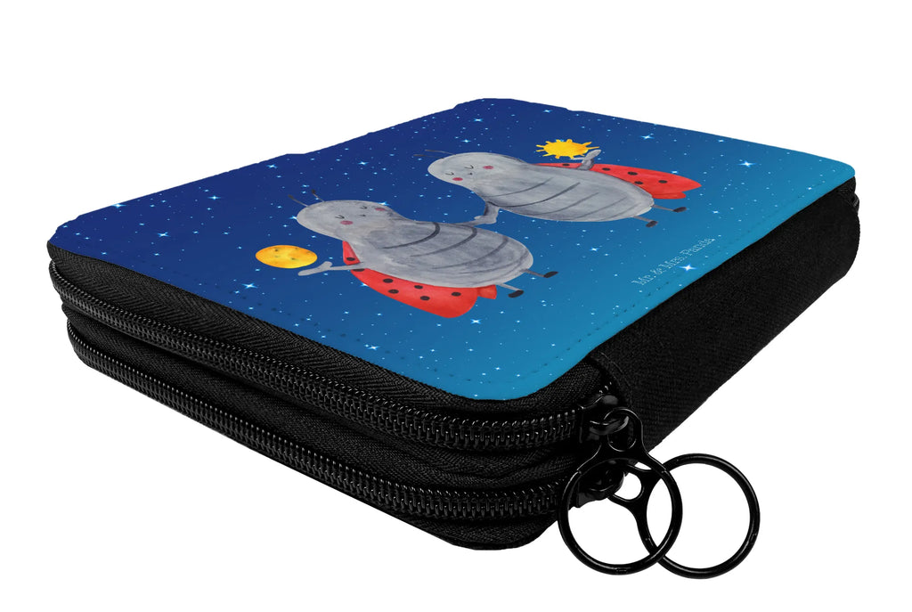 Leather folder Star sign twin pen roll, school, child, pencil case, pupil, enrolment, gift, primary school, motif, pencil bag, constellations, birthdays, astrology, zodiac, date of birth, month of birth, ladybird, gift june, lucky beetle, twin zodiac sign, gift may, birthday may, twin sister, twins, twin brother, twin gift