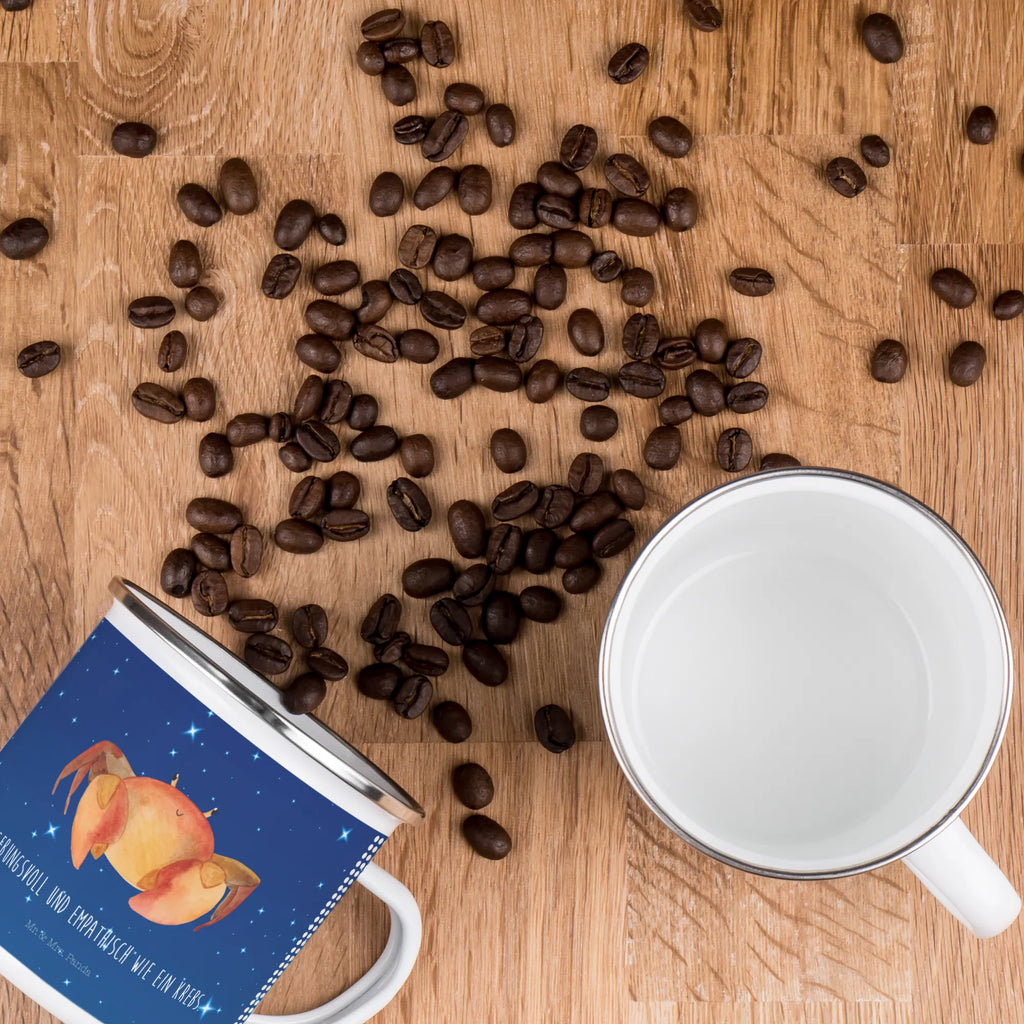 Kempingowy kubek emaliowany znak zodiaku krab Teebecher, Kaffeetasse, becher emaille, Reisebecher, blechbecher, Kaffeebecher, Metalltasse, wandertasse, Emailletasse, Trinkbecher, Blechtasse, Becher, reisetasse, Campingbecher, metallbecher, Pott, Teetasse, Tasse, emaillebecher, wanderbecher, Emaille Becher, Emaille Tasse, Tasse Emaille, Campingtasse, Horoskop, Astrologie, Aszendent, Sternzeichen, Tierkreiszeichen, Krebs Geschenk, Geburtstag Juli, Krebs Sternzeichen, Geburtstag Juni, Krebse, Geschenk Juni, Geschenk Juli, Krabbe, Geschenk Meer, Meerestier