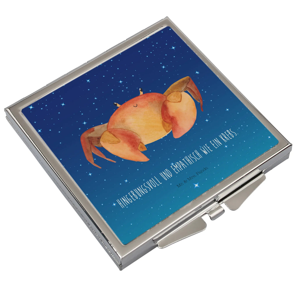 Handbag mirror Star sign Cancer make-up mirror, make up, silver, handbag, mirror, square, constellations, birthdays, astrology, zodiac, date of birth, month of birth, birthday july, present june, crab present, sea animal, birthday june, crab, present sea, crab zodiac sign, crabs, present july