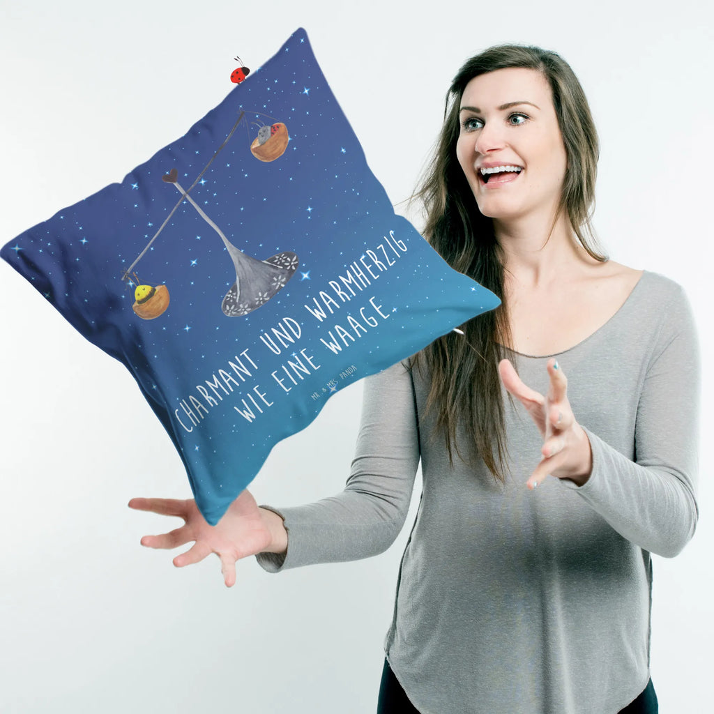 40x40 poduszka Znak zodiaku waga Znak zodiaku, gwiazdozbiór, horoskop, astrologia, ascendent