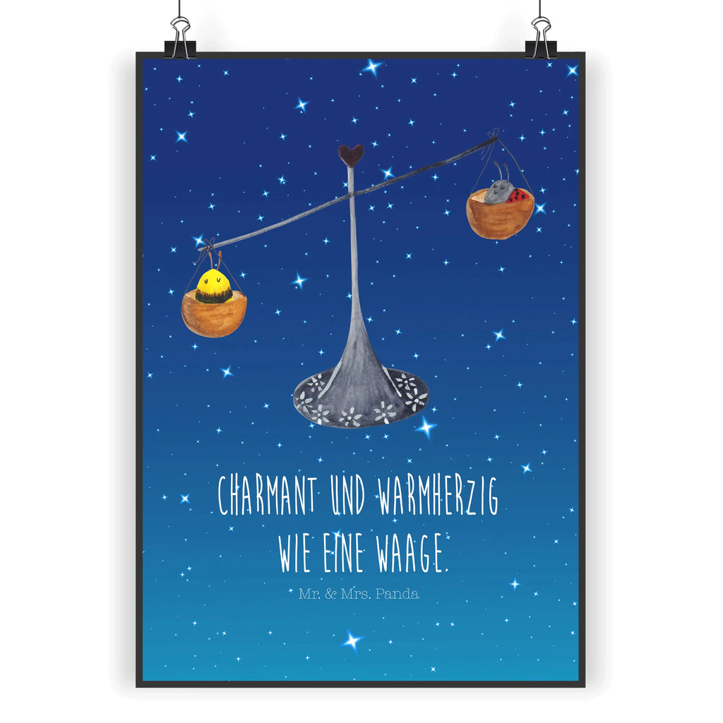 Poster Sternzeichen Waage Wanddeko Bild, Wandschmuck, Poster, grafikposter, kunstposter, wanddruck, Bild, drucke, wandkunst, Wandposter, Bild für Wand, kunst für die wand, Kunstdruck, Posterdruck, wanddeko, Wandbild, Deko Bild, kunstdruck poster, Mr. & Mrs. Panda Poster, Plakat, Wanddekoration, Designposter, Aszendent, Astrologie, Horoskop, Tierkreiszeichen, Sternzeichen, Gleichgewicht, Waage Sternzeichen, Waage, Hummel, Geschenk September, Marienkäfer, Waage Geschenk, Geburtstag Oktober, Biene, Geschenk Oktober, Geburtstag September