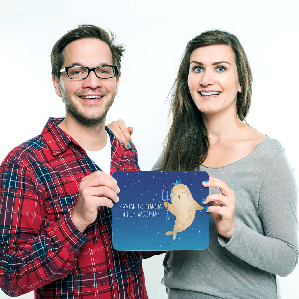 Mouse mat Star sign Aquarius Work, Student, fun, Pad, Mouse Pad, mousepad, saying, Study, PC, Print, Motif, Mouse, Office, Gift, constellations, birthdays, astrology, zodiac, date of birth, month of birth, aquarius zodiac sign, birthday january, gift february, birthday february, sea gift, aquarius gift, merman, gift january, nix