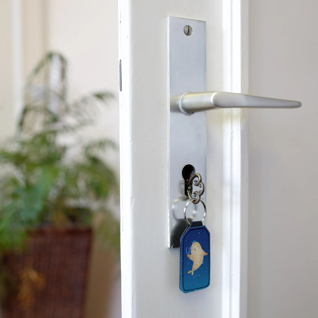 Rectangular key ring Star sign Aquarius lucky charm, bag pendant, key ring, keychain, pendant, constellations, birthdays, astrology, zodiac, date of birth, month of birth, gift january, birthday february, gift february, nix, merman, birthday january, sea gift, aquarius zodiac sign, aquarius gift