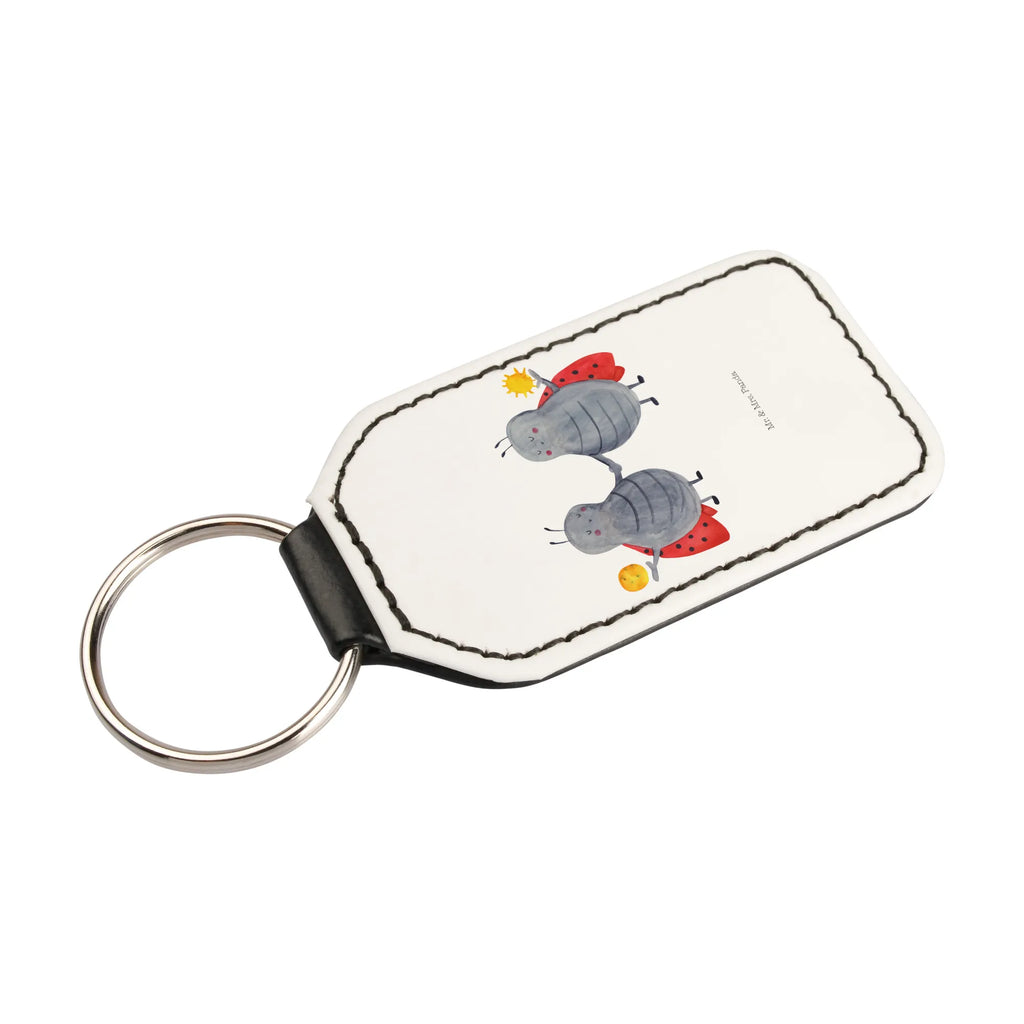 Rectangular key ring Star sign twin lucky charm, keychain, bag pendant, pendant, key ring, constellations, birthdays, astrology, zodiac, date of birth, month of birth, twin zodiac sign, ladybird, twin sister, gift june, twin brother, twin gift, birthday may, lucky beetle, gift may, twins