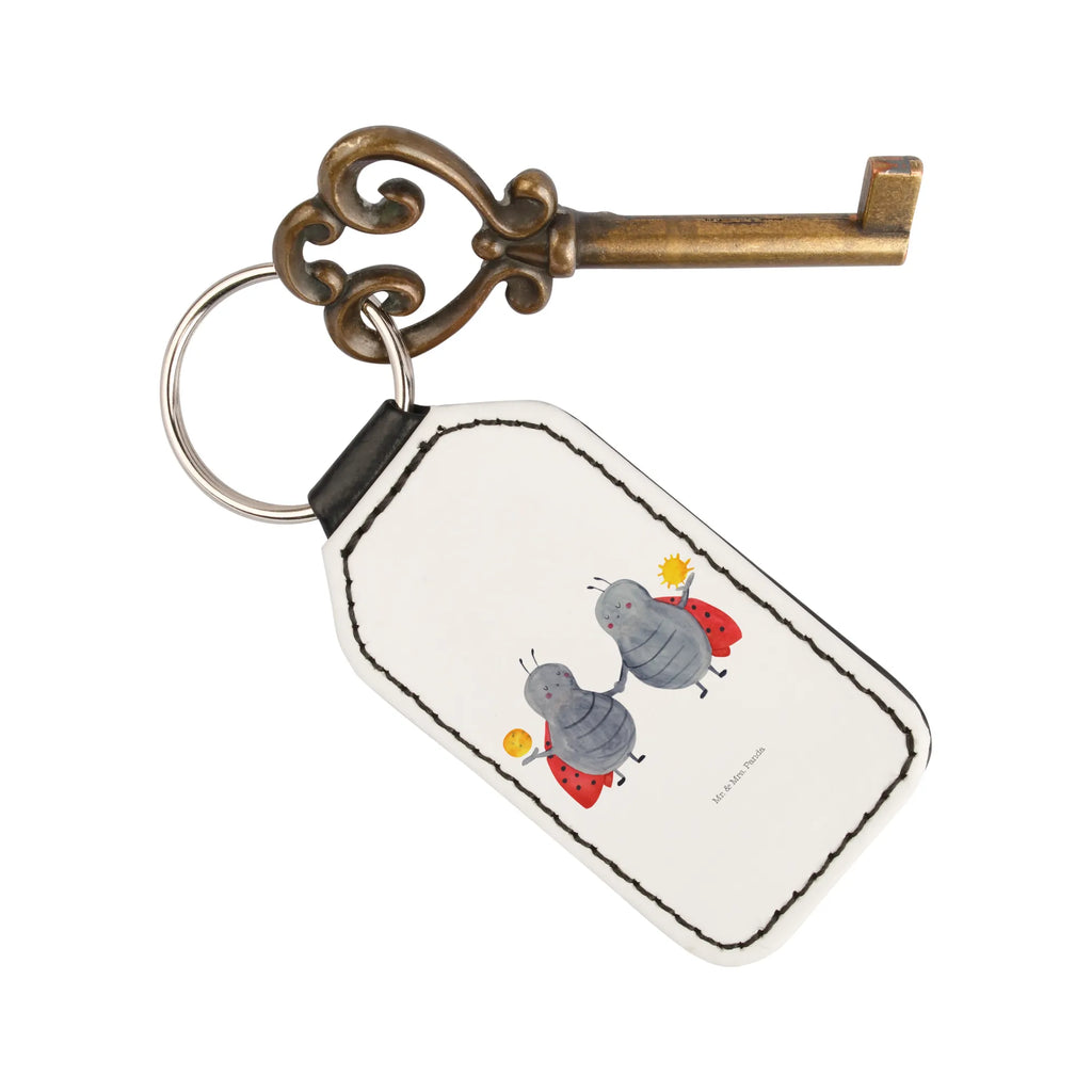 Rectangular key ring Star sign twin lucky charm, keychain, bag pendant, pendant, key ring, constellations, birthdays, astrology, zodiac, date of birth, month of birth, twin zodiac sign, ladybird, twin sister, gift june, twin brother, twin gift, birthday may, lucky beetle, gift may, twins