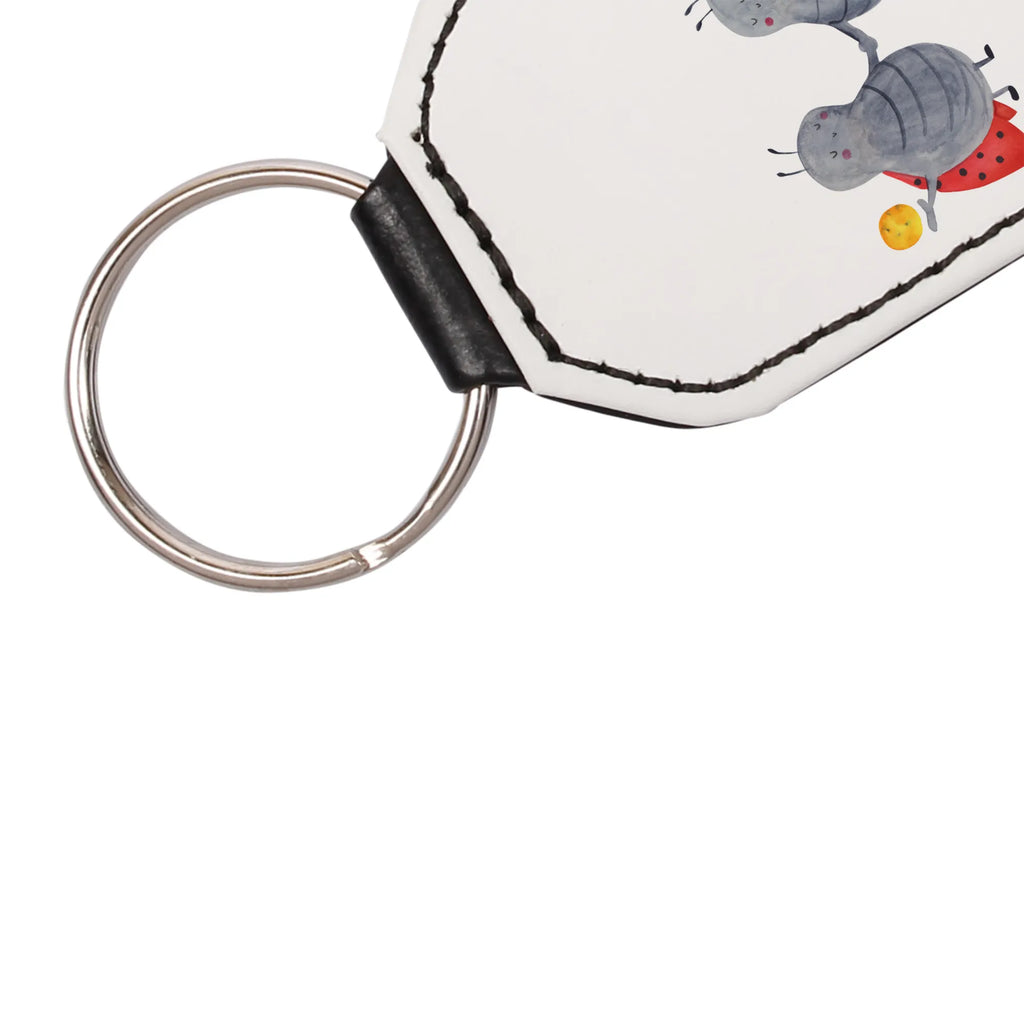 Rectangular key ring Star sign twin lucky charm, keychain, bag pendant, pendant, key ring, constellations, birthdays, astrology, zodiac, date of birth, month of birth, twin zodiac sign, ladybird, twin sister, gift june, twin brother, twin gift, birthday may, lucky beetle, gift may, twins