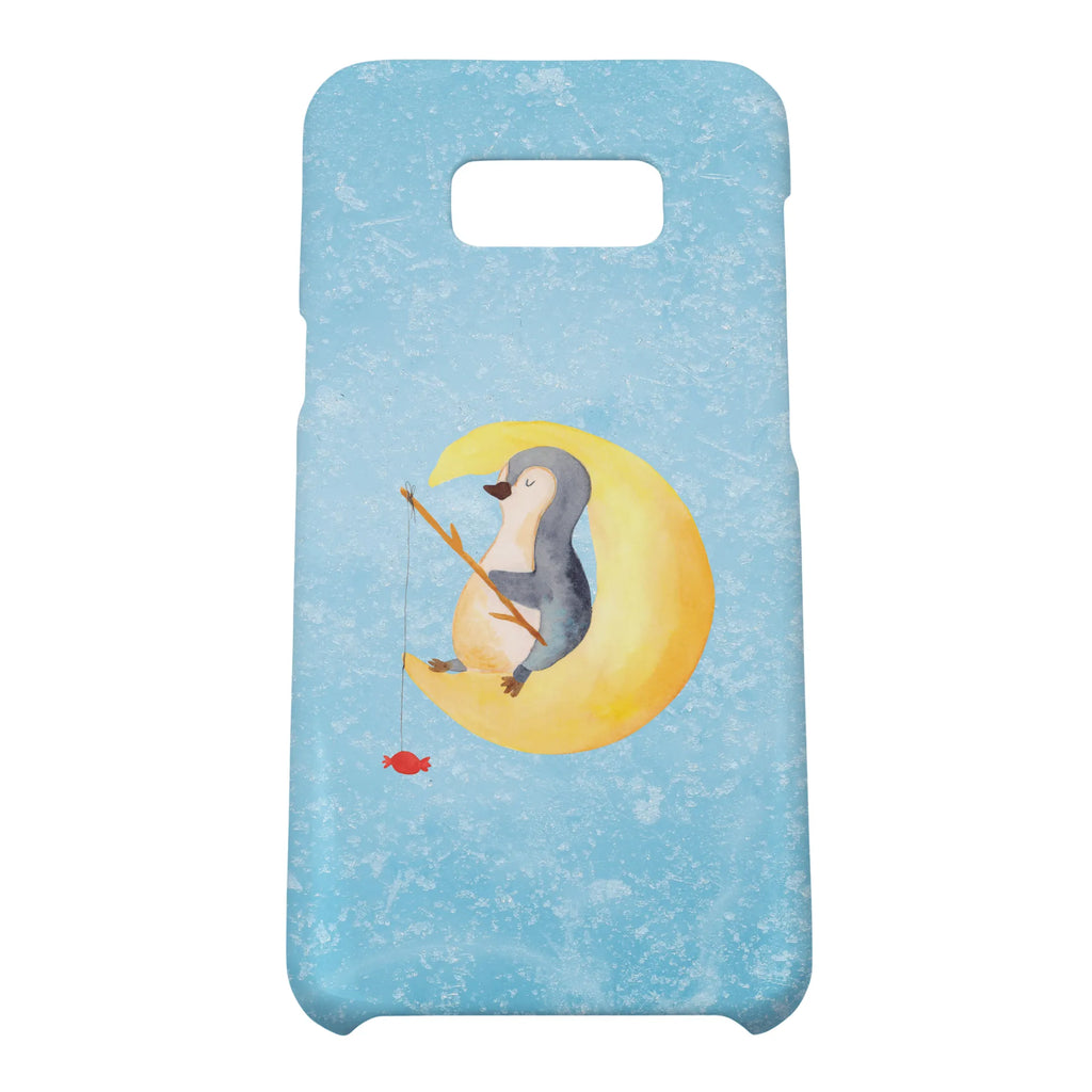 Etui na iPhone 10 pingwin księżyc Iphone 10, Handycover, Handy, Handy Case, Cover, Iphone X, Handyhülle, Hülle, Pinguin, Schlafzimmer, Gästezimmer, Pinguine, Einschlafen, schlafen, Schlafstörungen, Nachtruhe, Spruch