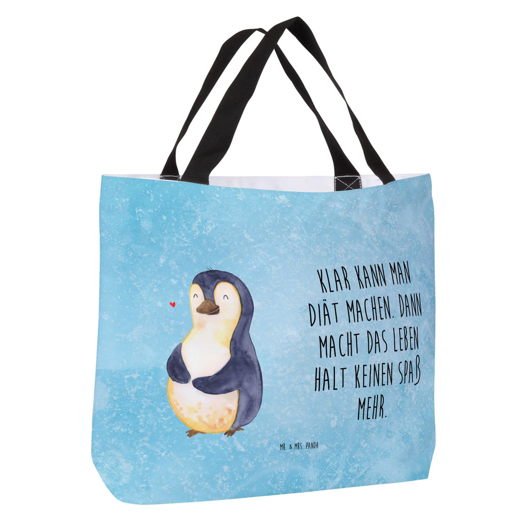 Shopper Penguin diet woman, XXL, handle bag, bag, large, carrier bag, beach bag, shopping bag, shopper, Penguin, North Pole, Winter, Penguins, losing weight, penguin, motivation, penguins, self-love, diet, body love, self-respect, weight