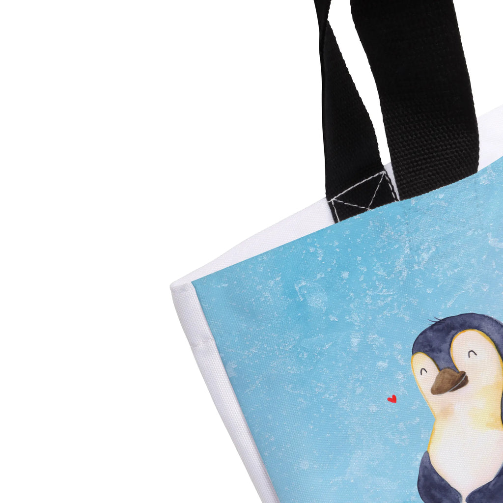 Shopper Penguin diet woman, XXL, handle bag, bag, large, carrier bag, beach bag, shopping bag, shopper, Penguin, North Pole, Winter, Penguins, losing weight, penguin, motivation, penguins, self-love, diet, body love, self-respect, weight