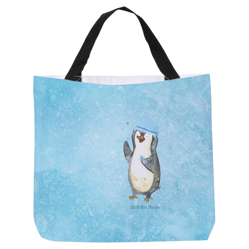 Shopper Penguin have a shower large, bag, XXL, beach bag, shopper, shopping bag, carrier bag, woman, handle bag, Penguin, North Pole, Winter, Penguins, penguins, shower, new beginning, life motto, being happy, new start, motivation