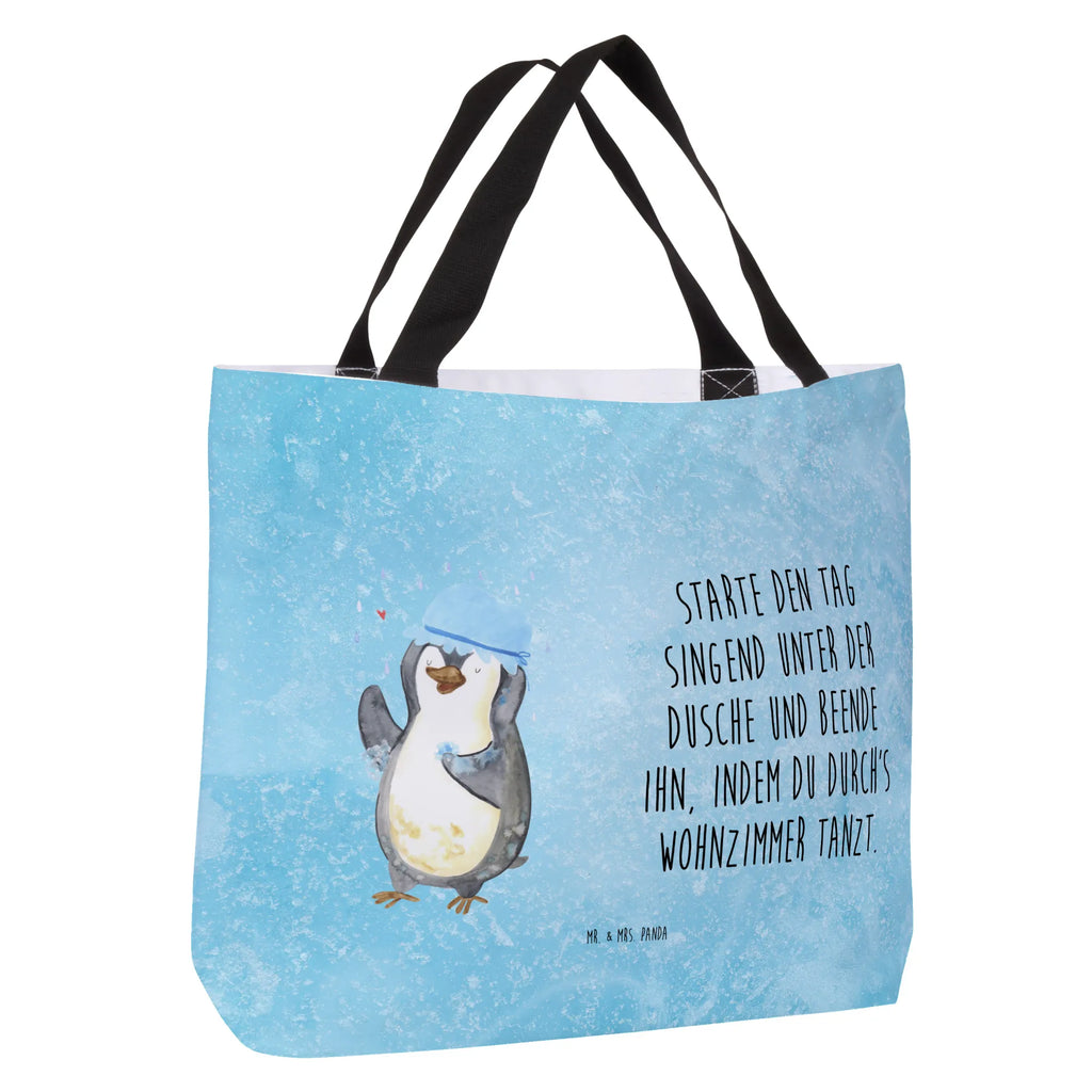 Shopper Penguin have a shower large, bag, XXL, beach bag, shopper, shopping bag, carrier bag, woman, handle bag, Penguin, North Pole, Winter, Penguins, penguins, shower, new beginning, life motto, being happy, new start, motivation
