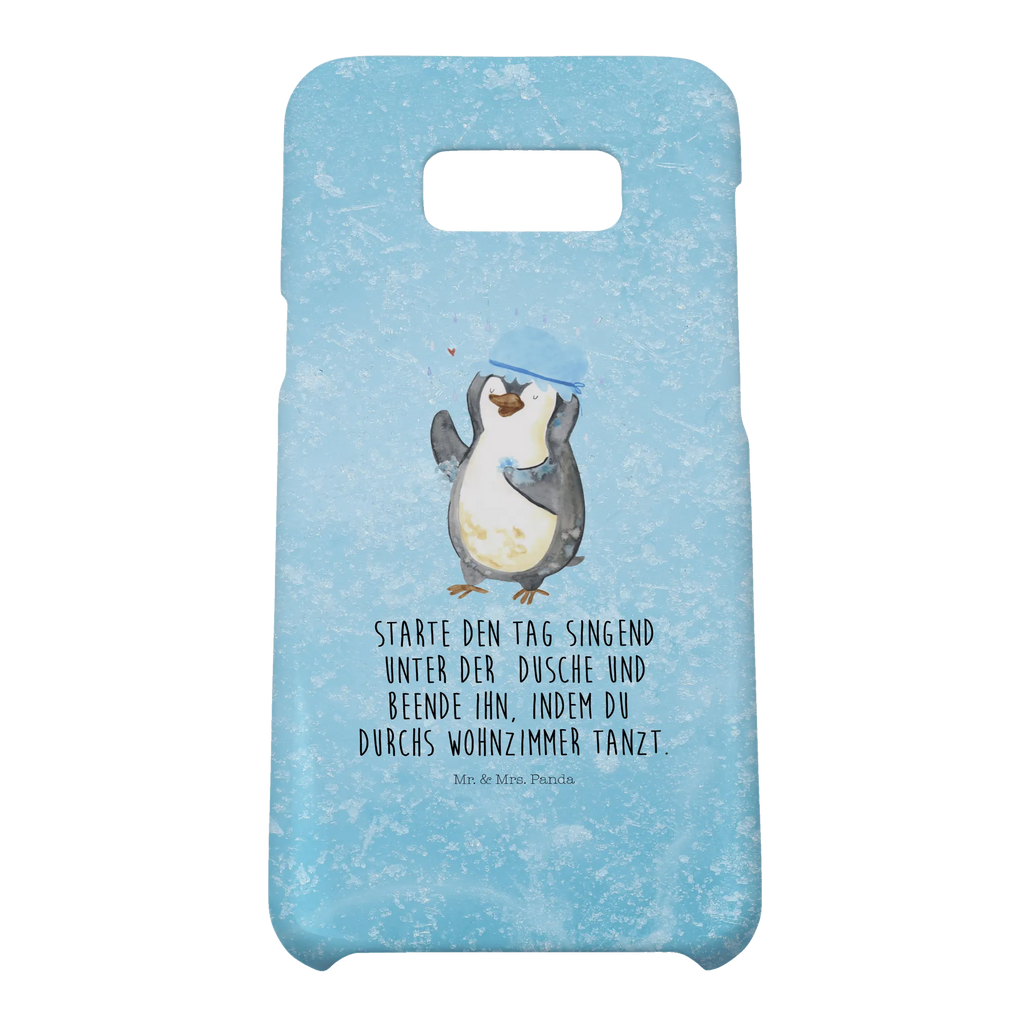 Handyhülle Pinguin Duschen Iphone 10, Cover, Handy, Handyhülle, Hülle, Handycover, Handy Case, Iphone X, Pinguin, Neuanfang, Dusche, Neustart, Motivation, glücklich sein, Duschen, Lebensmotto, Pinguine
