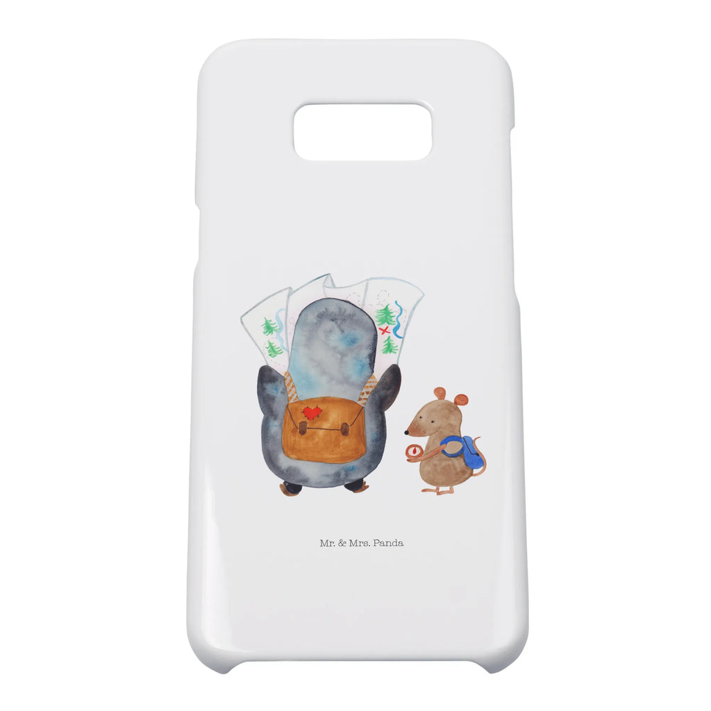 Etui na iPhone 10 Pingwin i Mysz Wędrowcy Pinguin