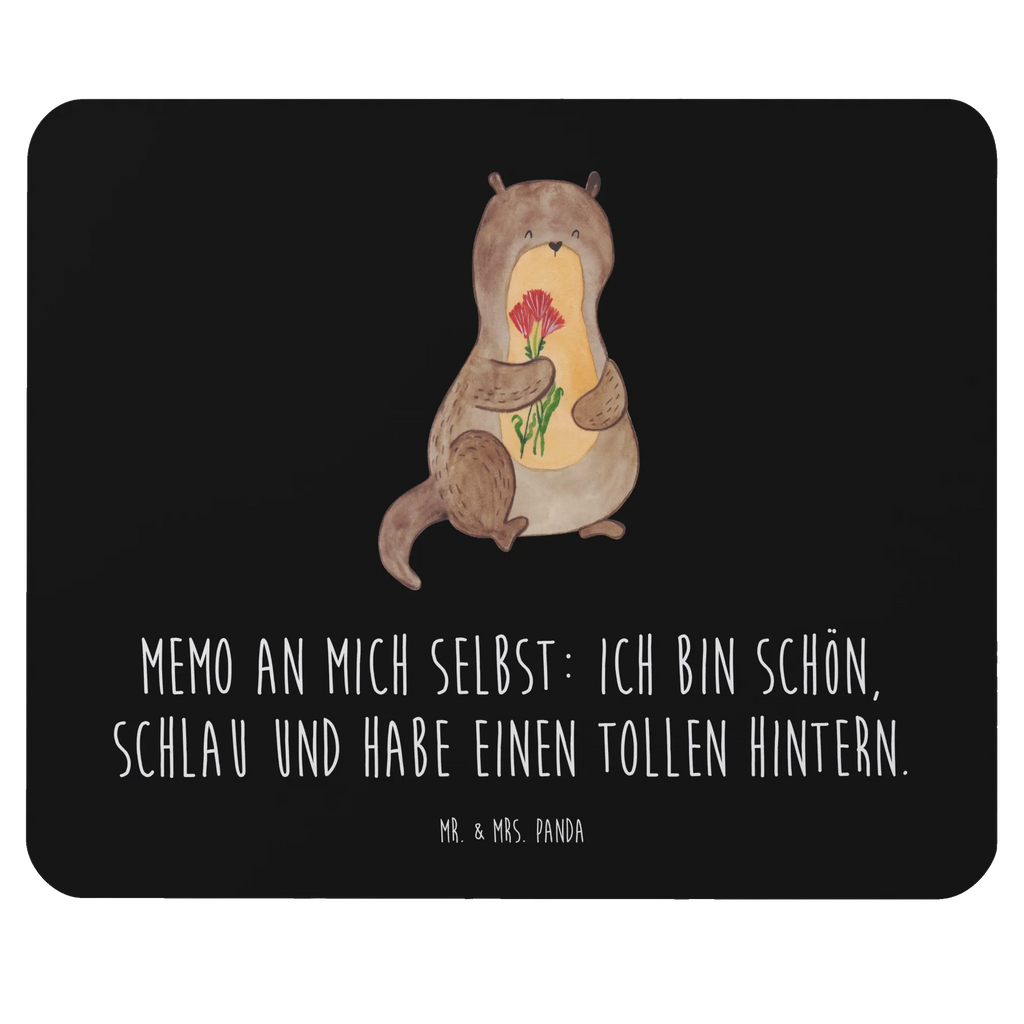 Mouse mat otter Bunch of flowers Gift, Mouse, fun, Student, Office, PC, Motif, Study, Mouse Pad, saying, Print, Work, Pad, mousepad, otter, marten, sea otter, European otter, water mammal, aquatic animal, baby otter, predator, water, otter gifts, animal lover, gift ideas for animal lovers, animal, mammal, water animal, gifts for people in love, Otter Sea Otter Lake Otter