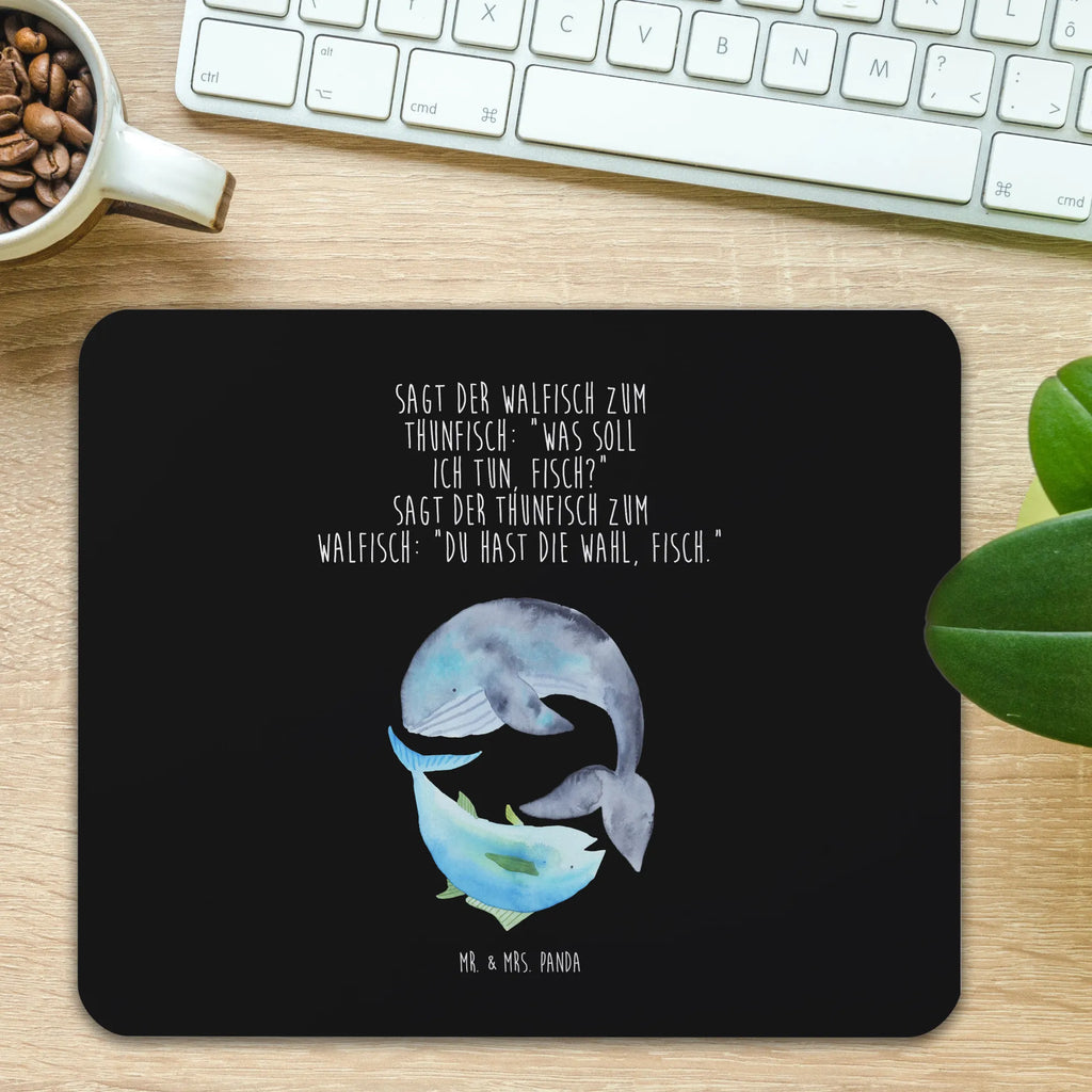 Podkładka pod mysz wieloryb tuńczyk Motywy zwierzęce, dobra energia, zabawne powiedzonka, zwierzęta