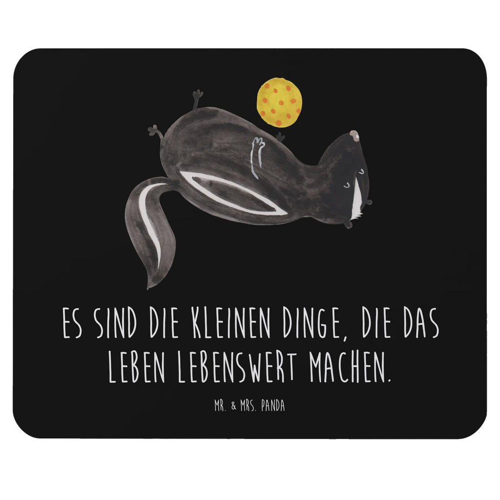 Mouse mat skunk ball Designer Mauspad, Mauspad Büro, Computer zubehör, Arbeitszimmer, Büroausstattung, Einzigartiges Mauspad, Mousepad, Mauspad, PC Zubehör, Mausunterlage, Stinktier, Skunk, Wildtier, verspielt, Stinki, Stinker, Raubtier, Weisheit