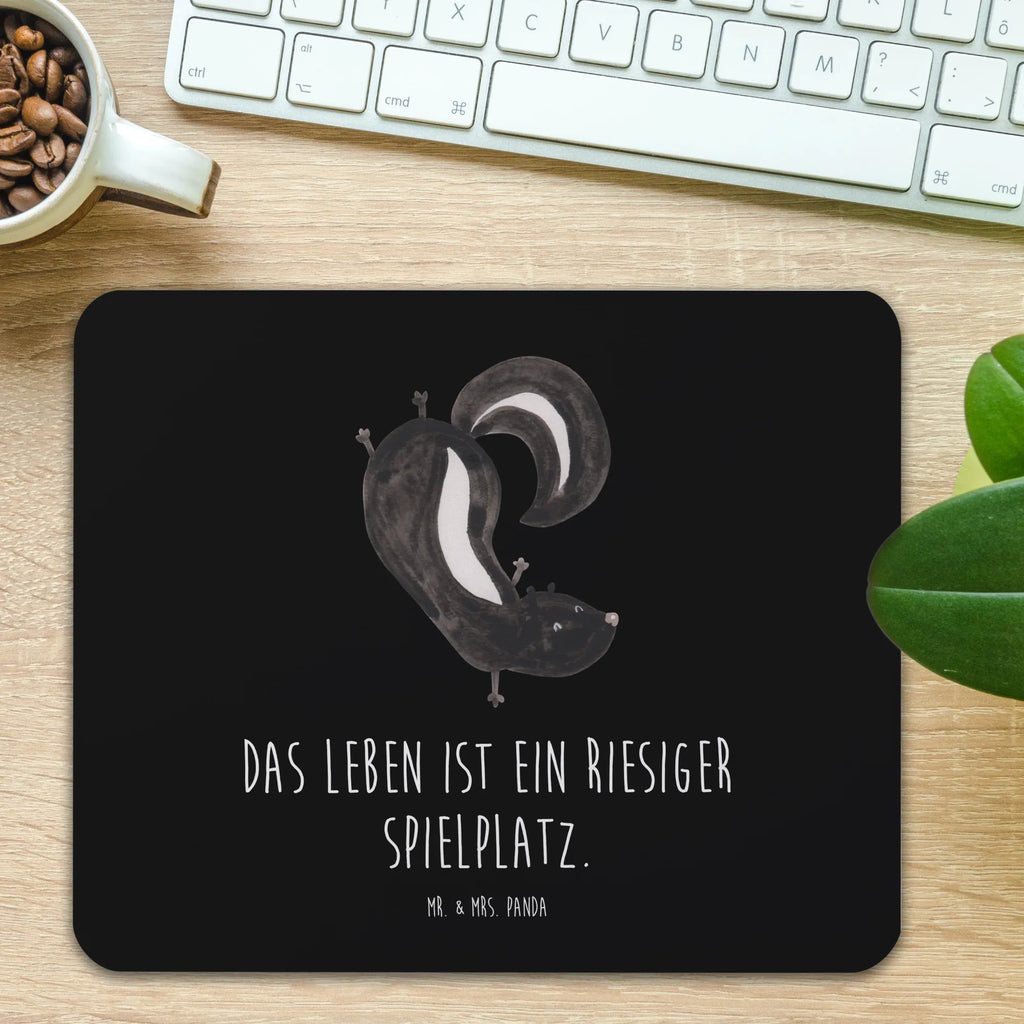 Mouse mat skunk handstand Computer zubehör, Mauspad Büro, Designer Mauspad, PC Zubehör, Mousepad, Mausunterlage, Mauspad, Einzigartiges Mauspad, Büroausstattung, Arbeitszimmer, Stinktier, Skunk, verpielt, Raubtier, Kind, Stinki, Spielplatz, Wildtier, Stinker