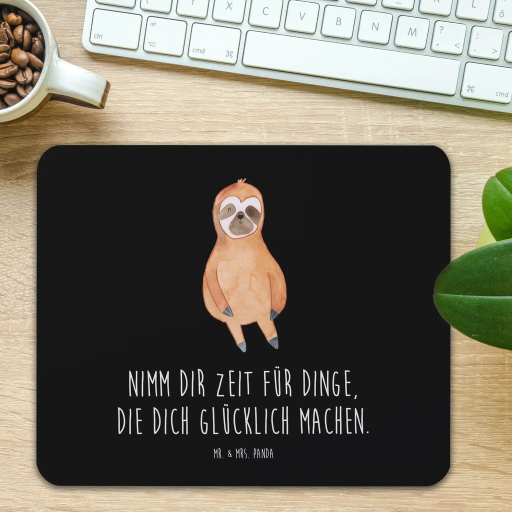 Mouse mat sloth Satisfied fun, Mouse Pad, saying, Pad, Print, Motif, Gift, Study, PC, Office, Work, mousepad, Mouse, Student, Sloth, sloth, trend animal, relax, contented, lazy, happy, break, favorite animal, happiness