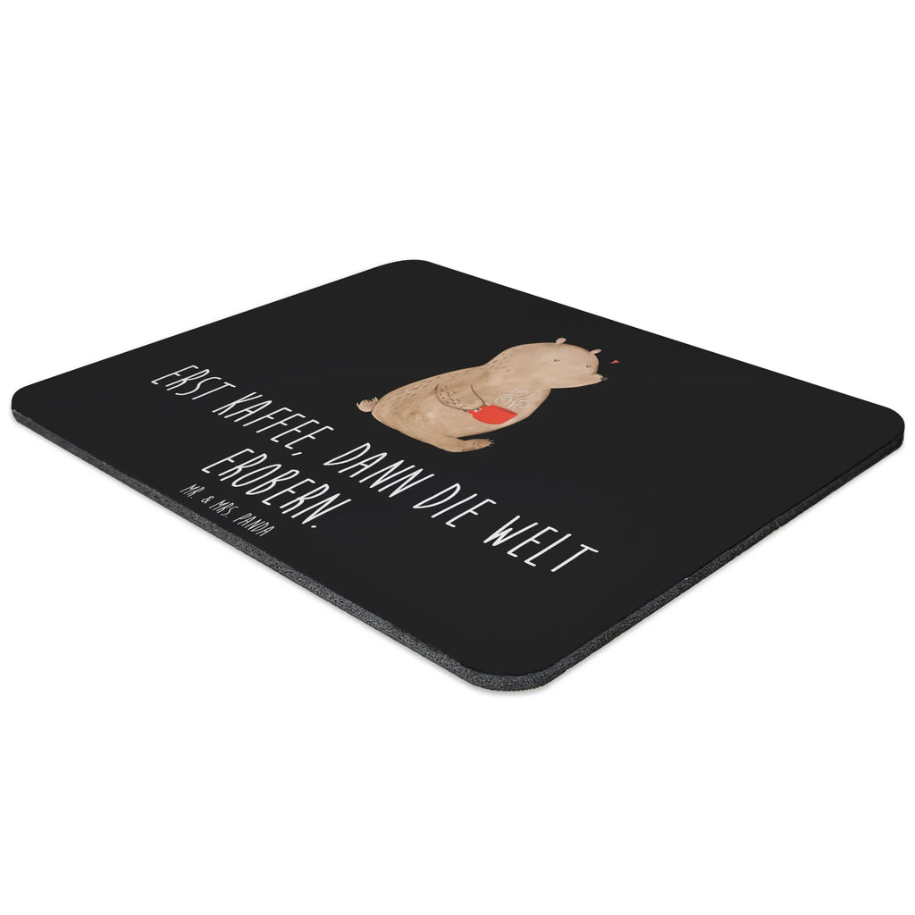 Mouse mat bear Coffee fun, Motif, Mouse Pad, mousepad, PC, Pad, Student, Mouse, Gift, Office, Work, saying, Study, Print, bear, teddy, teddy bear, cuddly toy, good morning, conquer the world, coffee, morning routine, save the world, motivation, bears
