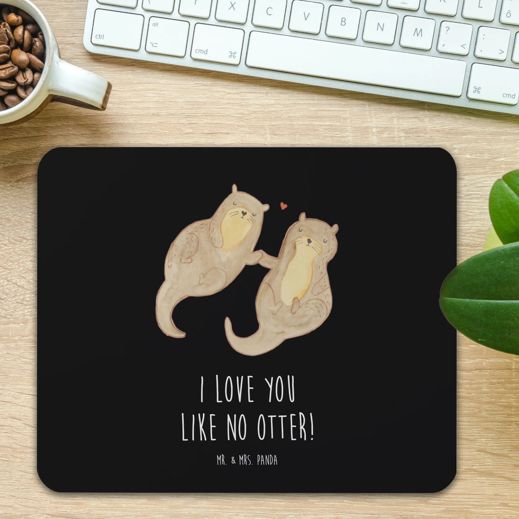 Podkładka pod mysz wydra trzymać się za ręce Büroausstattung, Designer Mauspad, PC Zubehör, Mauspad Büro, Einzigartiges Mauspad, Mauspad, Mausunterlage, Mousepad, Computer zubehör, Arbeitszimmer, Otter, Fischotter, Seeotter, Otter Seeotter See Otter