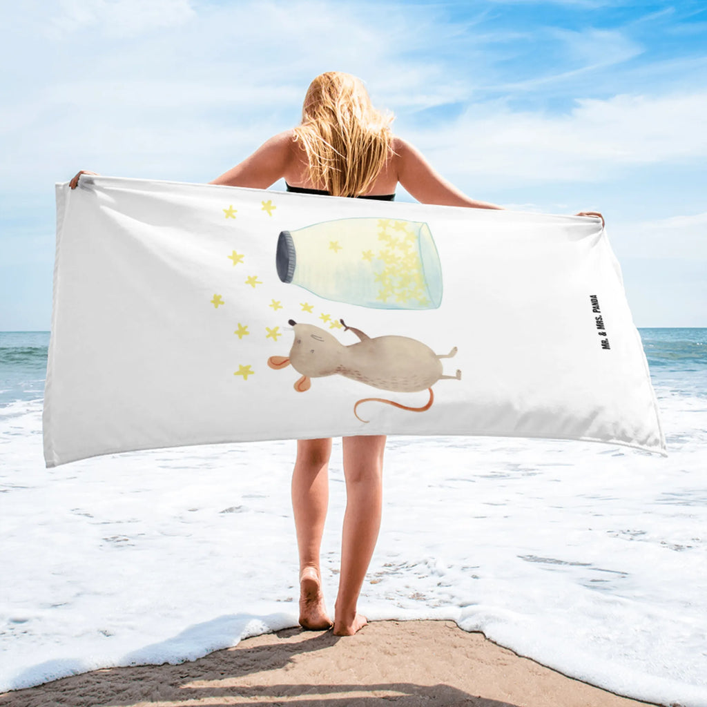 XL bath towel Mouse Stars large beach towel, XL bath towel, spa towel, luxury bath sheet, oversized towel, extra large swim towel, small animals, cute, funny, cute animal motives, hand drawn, small world, funny sayings, good mood, happy, gifts, gift ideas, special gifts, animal lover, card, wish, pregnancy, birth, hope, stars, baptism, first child, Mouse, child, birthday, child birthday, baptism gift, dreams