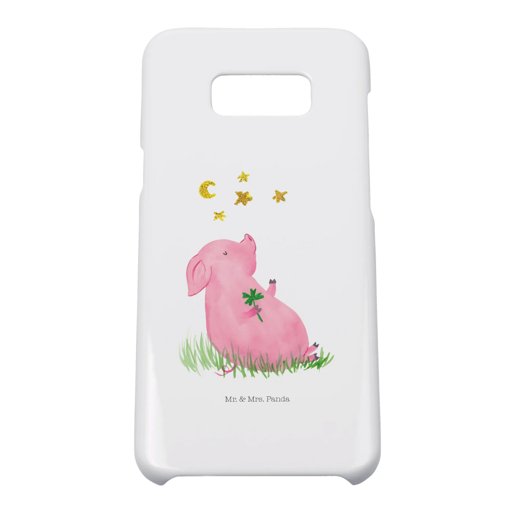 Phone case Pig Luck mobile phone case, case, cover, mobile cover, Iphone 10, mobile phone, Iphone X, small animals, cute, funny, cute animal motives, hand drawn, small world, funny sayings, good mood, happy, gifts, gift ideas, special gifts, animal lover, card, Lucky bastard. Luck, piglet, stars, goals, dreams, pig, lucky charm, asterisks, motivation