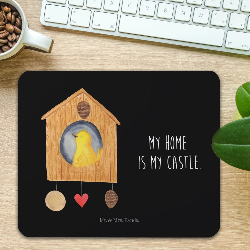 Mouse mat Bird House saying, mousepad, Mouse, Print, Pad, Gift, fun, Study, Office, Motif, Student, Mouse Pad, Work, PC, small animals, cute, funny, cute animal motives, hand drawn, small world, funny sayings, good mood, happy, gifts, gift ideas, special gifts, animal lover, card, castle, our house, birds, birdhouse, family, favorite place, home, home sweet home, apartment, Bird, nest, house
