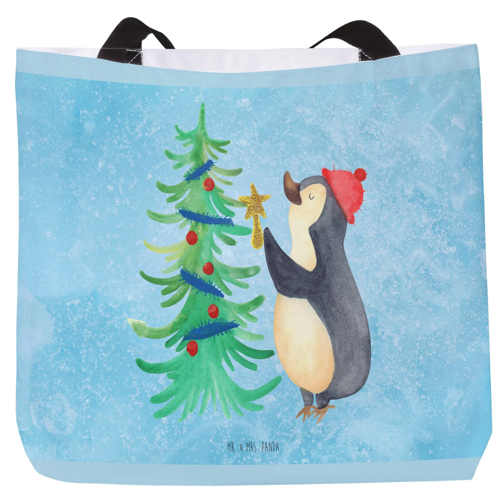 Shopper Pinguin Weihnachtsbaum Alltagstasche, Einkaufstasche, Tragebeutel, XXL Tasche, Stofftasche, Ausflug, Strandtasche, Freizeittasche, Schulbeutel, Tüte, XL, Beutel, Schultasche, Schultertasche, Shopper, Einkaufsbeutel, Wintermotiv, Winter, Heiligabend, Weihnachten, Advent, Nikolaus, Weihnachtsdeko, Pinguin