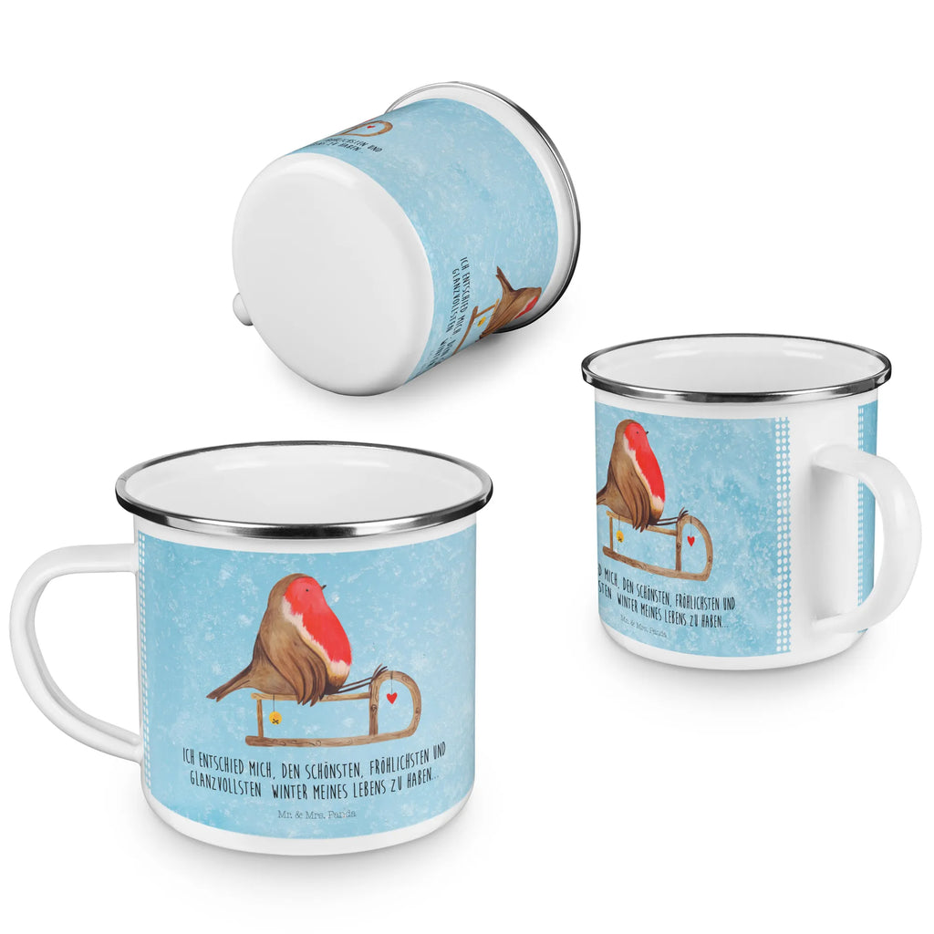 Camping Emaille Tasse Rotkehlchen Schlitten Reisebecher, Tasse, blechbecher, Emaille Becher, wandertasse, Teetasse, Campingtasse, Teebecher, Becher, Kaffeebecher, wanderbecher, Metalltasse, reisetasse, Emaille Tasse, Pott, Campingbecher, metallbecher, Blechtasse, emaillebecher, Tasse Emaille, Trinkbecher, Emailletasse, Kaffeetasse, becher emaille, Weihnachten, Winter, Weihnachtsdeko, Nikolaus, Advent, Heiligabend, Wintermotiv, Vogel, Schlitten