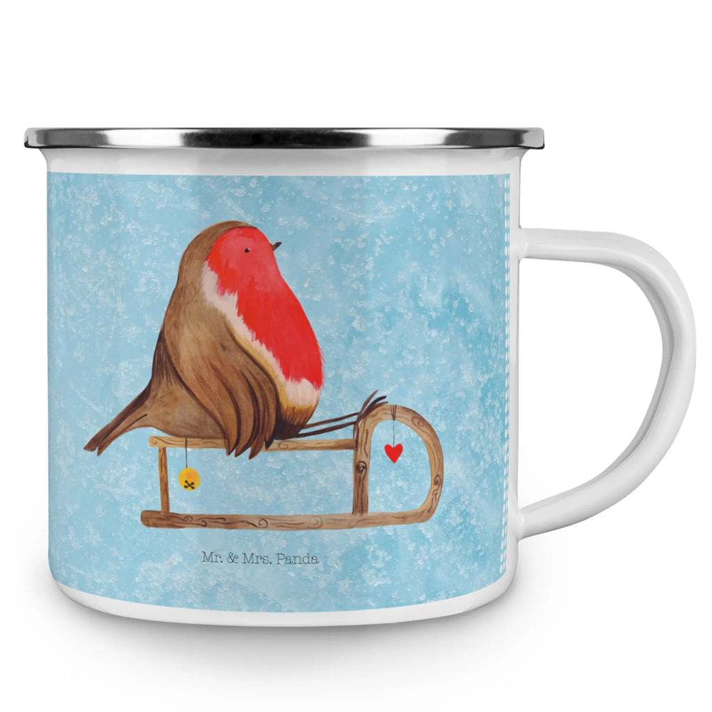 Camping Emaille Tasse Rotkehlchen Schlitten Reisebecher, Tasse, blechbecher, Emaille Becher, wandertasse, Teetasse, Campingtasse, Teebecher, Becher, Kaffeebecher, wanderbecher, Metalltasse, reisetasse, Emaille Tasse, Pott, Campingbecher, metallbecher, Blechtasse, emaillebecher, Tasse Emaille, Trinkbecher, Emailletasse, Kaffeetasse, becher emaille, Weihnachten, Winter, Weihnachtsdeko, Nikolaus, Advent, Heiligabend, Wintermotiv, Vogel, Schlitten