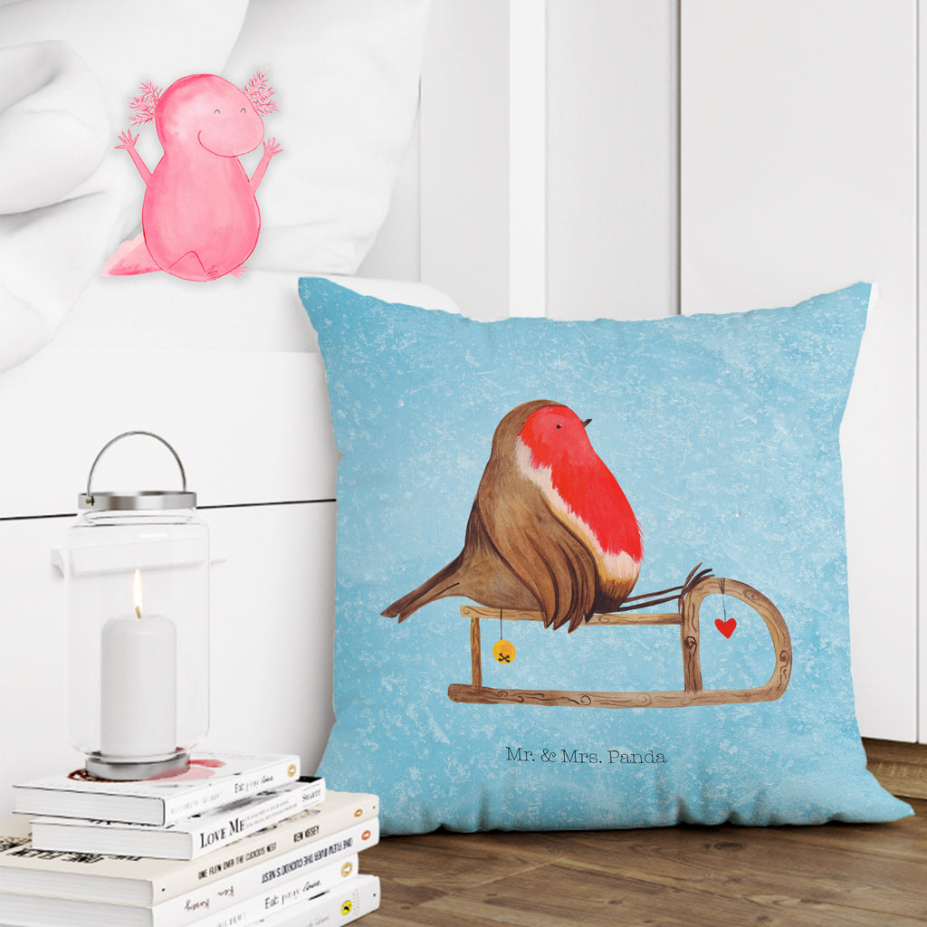 40x40 poduszka rudzik sanki Kopfkissen, sitzkissen, Dekokissen Sofa, Sofakissen, Zierkissen, Dekokissen, Kissenhülle, Dekokissen 40x40, Sofakissen 40x40, Kissenhülle 40x40, Kopfkissen 40x40, Couchkissen, Kissen 40x40, Kissenbezug 40x40, Kissenbezüge, Kissen, Kissen 40x40 Waschbar, Motivkissen, sofakissen, Winter, Weihnachten, Weihnachtsdeko, Nikolaus, Advent, Heiligabend, Wintermotiv, Schlitten, Vogel