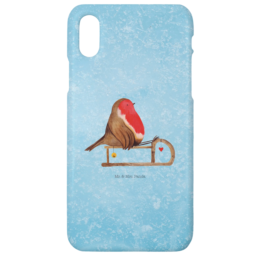 Phone case robin Sleds cover, mobile cover, Iphone 10, Iphone X, case, mobile phone, mobile phone case, Winter, Christmas, Christmas time, snow, bird, sleigh
