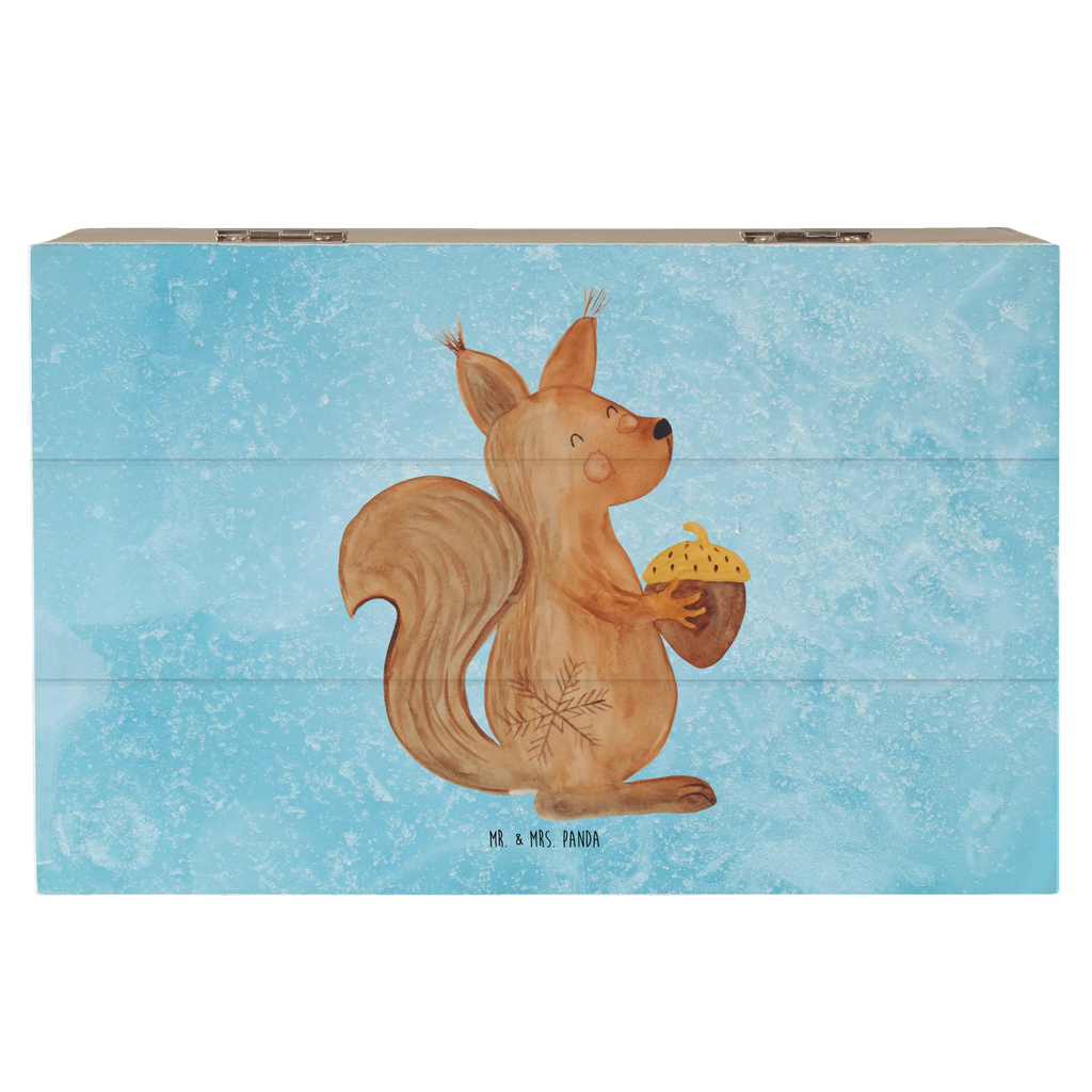 Skrzynia drewniana wiewiórka Czas Bożego Narodzenia Zima, Boże Narodzenie, dekoracje świąteczne, Mikołaj, Adwent, Wigilia, zimowy motyw