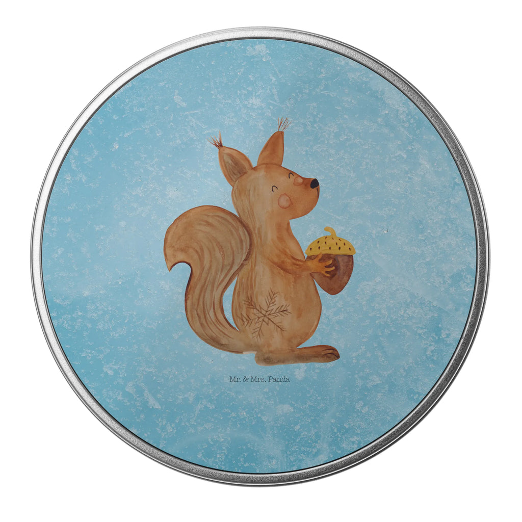 Round tin Squirrel Christmas time cookie tin, tin can, gift box, storage, tin, storage tin, Winter, Christmas, Christmas time, snow, Bird, Happy New Year, Merry Christmas, Christmas Greeting, Christmas Theme, Xmas, New Year