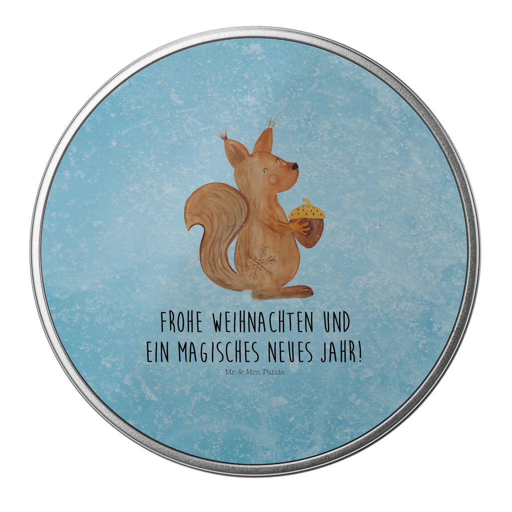 Round tin Squirrel Christmas time cookie tin, tin can, gift box, storage, tin, storage tin, Winter, Christmas, Christmas time, snow, Bird, Happy New Year, Merry Christmas, Christmas Greeting, Christmas Theme, Xmas, New Year