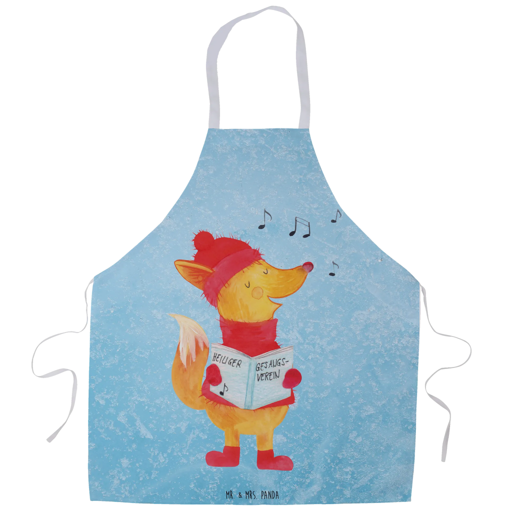 Apron Fox Singer baking, apron, baking apron, Cooking, cooking apron, kitchen apron, grill apron, Winter, Christmas, Christmas time, snow