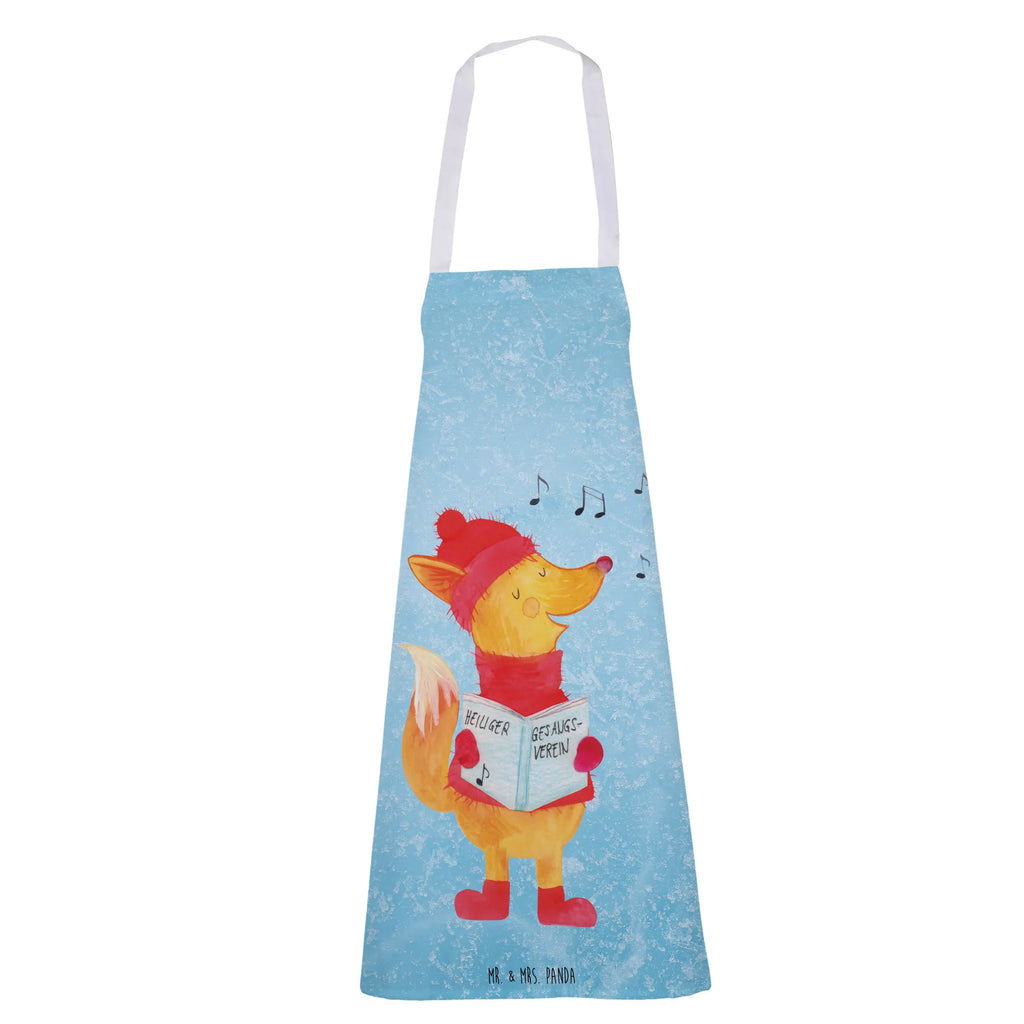 Apron Fox Singer baking, apron, baking apron, Cooking, cooking apron, kitchen apron, grill apron, Winter, Christmas, Christmas time, snow