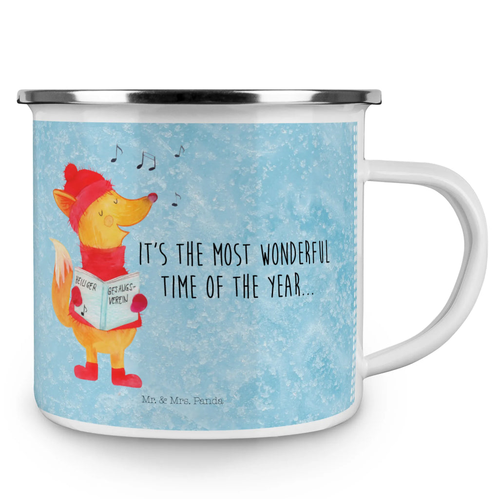 Camping Emaille Tasse Fuchs Sänger Becher, Metalltasse, blechbecher, wandertasse, Trinkbecher, Blechtasse, Campingtasse, becher emaille, Campingbecher, wanderbecher, Teebecher, reisetasse, Emaille Becher, Kaffeetasse, Emaille Tasse, Reisebecher, Teetasse, Emailletasse, emaillebecher, Tasse, Pott, Tasse Emaille, metallbecher, Kaffeebecher, Wintermotiv, Winter, Weihnachtsdeko, Weihnachten, Nikolaus, Advent, Heiligabend, Singen, Füchse, Geschenk Sänger, Sänger, Fuchs, Weihnachtslieder