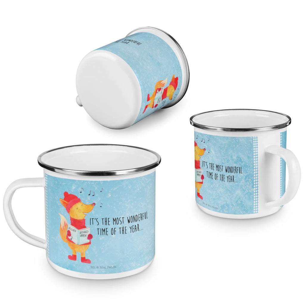 Camping Emaille Tasse Fuchs Sänger Becher, Metalltasse, blechbecher, wandertasse, Trinkbecher, Blechtasse, Campingtasse, becher emaille, Campingbecher, wanderbecher, Teebecher, reisetasse, Emaille Becher, Kaffeetasse, Emaille Tasse, Reisebecher, Teetasse, Emailletasse, emaillebecher, Tasse, Pott, Tasse Emaille, metallbecher, Kaffeebecher, Wintermotiv, Winter, Weihnachtsdeko, Weihnachten, Nikolaus, Advent, Heiligabend, Singen, Füchse, Geschenk Sänger, Sänger, Fuchs, Weihnachtslieder
