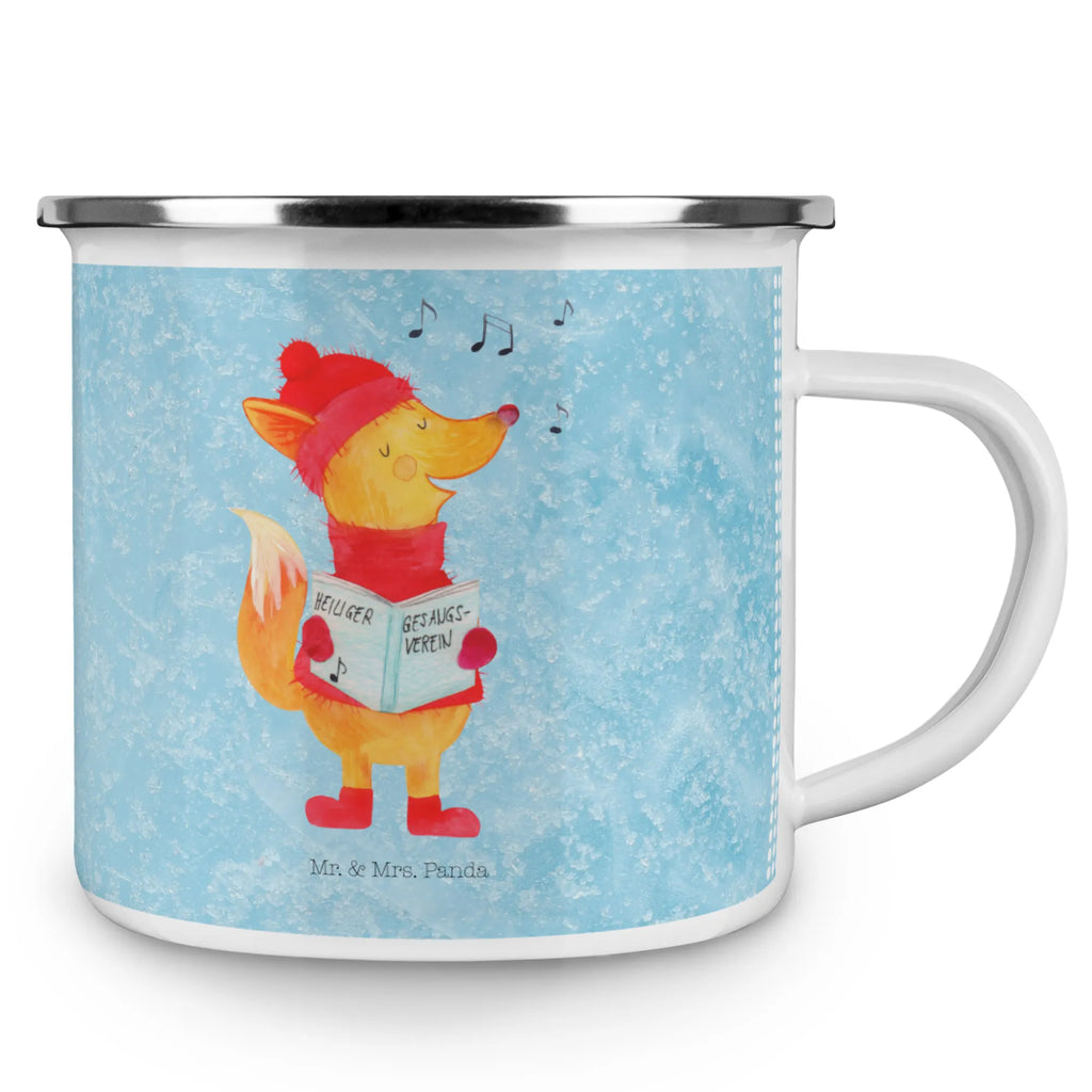 Camping Emaille Tasse Fuchs Sänger Becher, Metalltasse, blechbecher, wandertasse, Trinkbecher, Blechtasse, Campingtasse, becher emaille, Campingbecher, wanderbecher, Teebecher, reisetasse, Emaille Becher, Kaffeetasse, Emaille Tasse, Reisebecher, Teetasse, Emailletasse, emaillebecher, Tasse, Pott, Tasse Emaille, metallbecher, Kaffeebecher, Wintermotiv, Winter, Weihnachtsdeko, Weihnachten, Nikolaus, Advent, Heiligabend, Singen, Füchse, Geschenk Sänger, Sänger, Fuchs, Weihnachtslieder