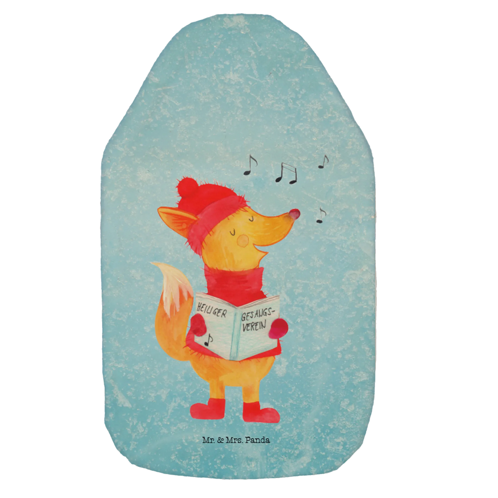 Wärmflasche Fuchs Sänger heißwasserbeutel, wärmebeutel, Wärmeflasche, Wärmekissen, Wärmflasche mit Bezug, heizflasche, Bettflaschen, Bettflasche, Wärmflaschen, warmwasserbeutel, heißwasserflasche, Wärmflasche, Wärmflaschen mit Bezug, warmwasserflasche, bettwärmflasche, Wintermotiv, Winter, Weihnachtsdeko, Nikolaus, Advent, Heiligabend, Weihnachten, Füchse, Weihnachtslieder, Geschenk Sänger, Singen, Sänger, Fuchs