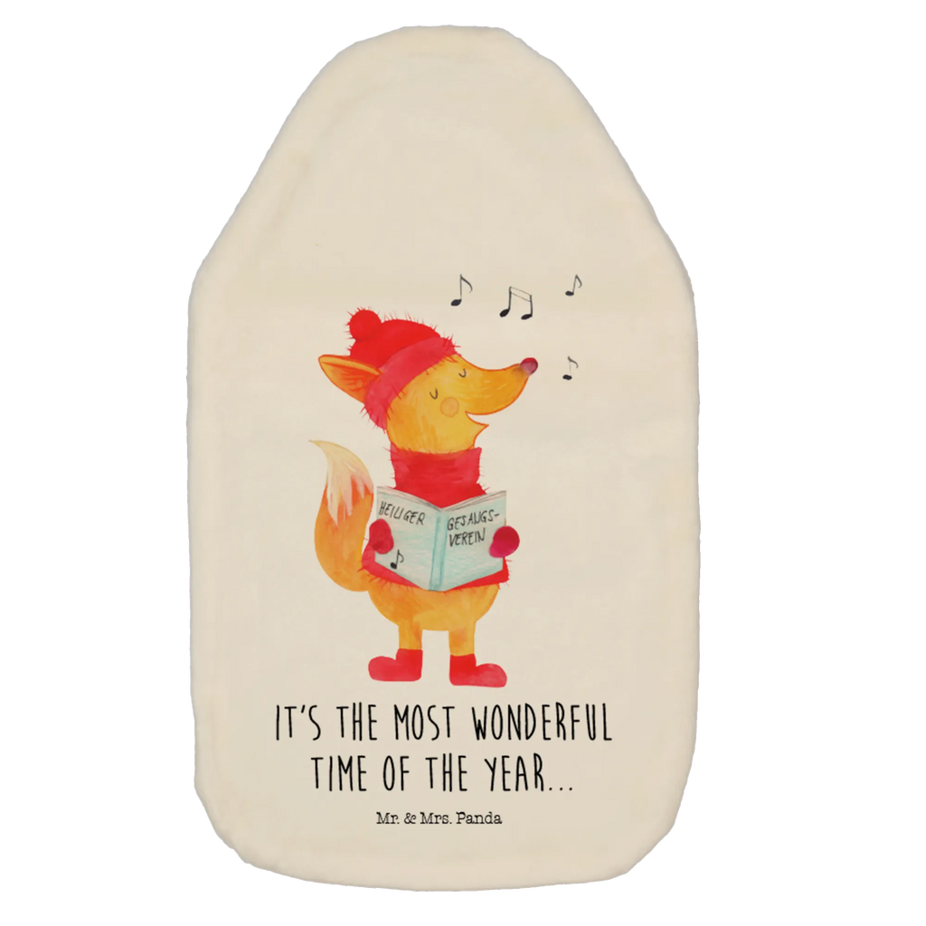 Wärmflasche Fuchs Sänger heißwasserbeutel, wärmebeutel, Wärmeflasche, Wärmekissen, Wärmflasche mit Bezug, heizflasche, Bettflaschen, Bettflasche, Wärmflaschen, warmwasserbeutel, heißwasserflasche, Wärmflasche, Wärmflaschen mit Bezug, warmwasserflasche, bettwärmflasche, Wintermotiv, Winter, Weihnachtsdeko, Nikolaus, Advent, Heiligabend, Weihnachten, Füchse, Weihnachtslieder, Geschenk Sänger, Singen, Sänger, Fuchs