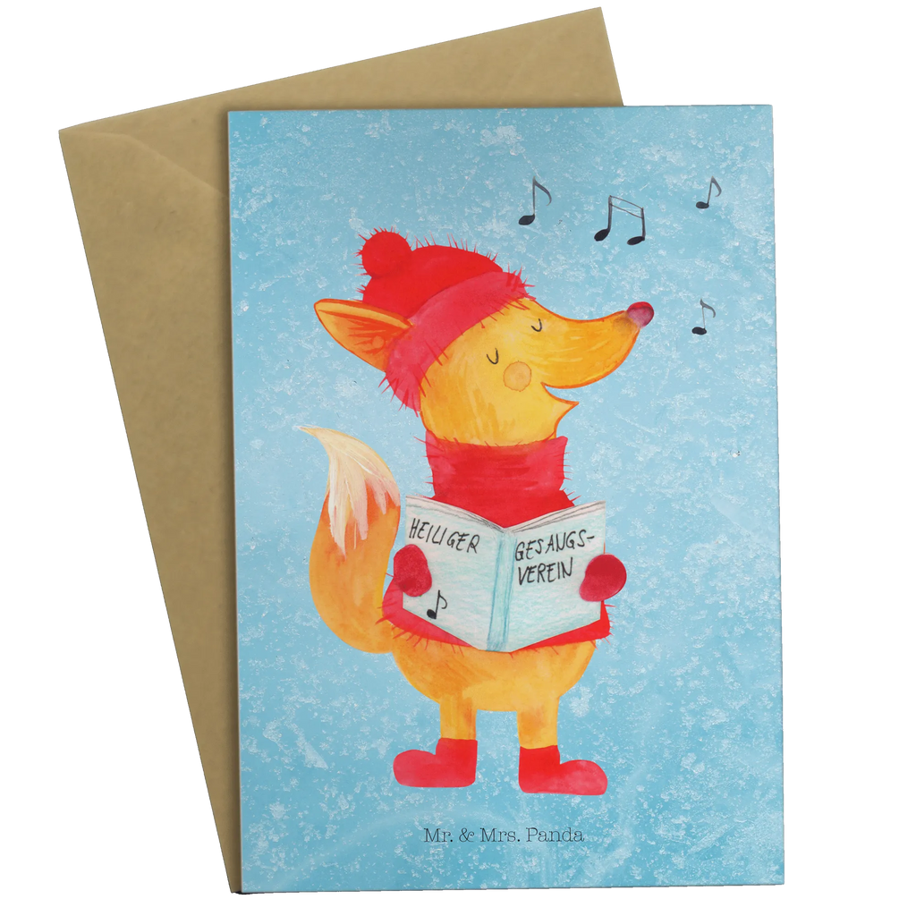 Kartka okolicznościowa lis Śpiewak Glückwunschkarte, vatertagskarte, firmungskarte, Grußkarte, babykarte, weihnachtskarten, dankeskarten, osterkarten, abiturkarte, einladungskarten, Beileidskarte, Grußkarten, jubiläumskarte, Motivkarte, kommunionskarte, valentinstagskarte, neujahrskarte, hochzeitskarten, Klappkarte, genesungskarte, osterkarte, glückwunschkarten, spruchkarte, Winter, Heiligabend, Nikolaus, Wintermotiv, Weihnachtsdeko, Weihnachten, Advent, Weihnachtslieder, Geschenk Sänger, Sänger, Füchse, Fuchs, Singen