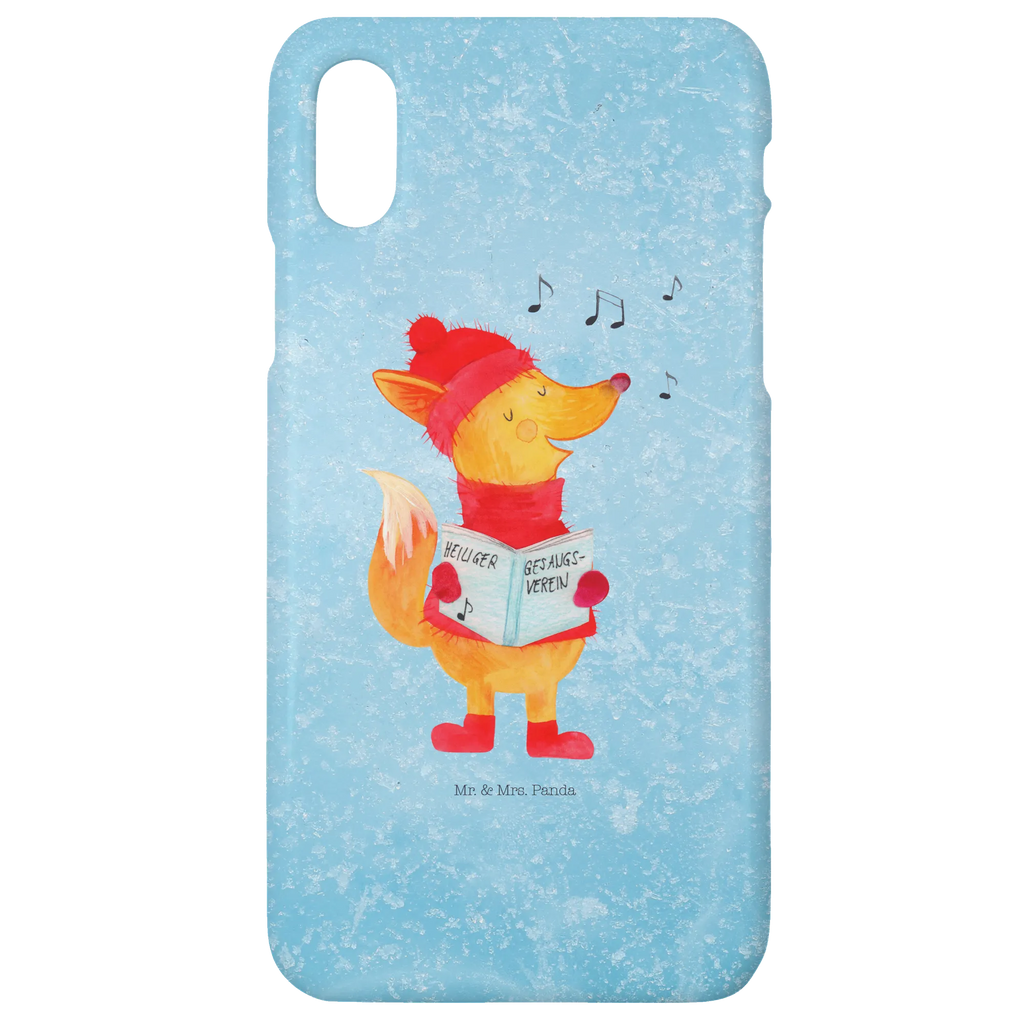 Phone case Fox Singer Hülle, Handyhülle, Cover, Handy Case, Iphone X, Handycover, Iphone 10, Handy, Winter, Weihnachten, Advent, Heiligabend, Nikolaus, Weihnachtsdeko, Wintermotiv, Füchse, Fuchs, Weihnachtslieder, Sänger, Geschenk Sänger, Singen