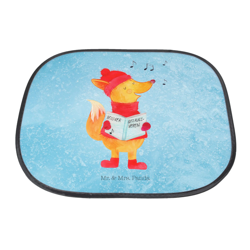 Car sun shade Fox Singer car, children, back seat, family, sun protection, windows, gift, sun visor, Winter, Christmas, Christmas time, snow