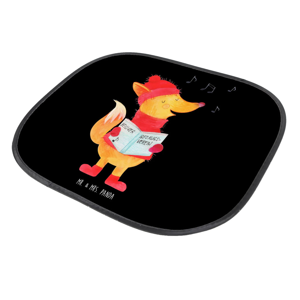 Car sun shade Fox Singer car, children, back seat, family, sun protection, windows, gift, sun visor, Winter, Christmas, Christmas time, snow